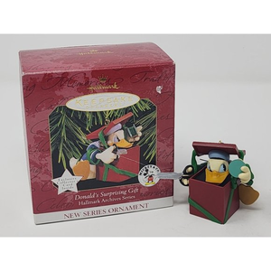 1997‎ Hallmark Keepsake Donalds Surprising Gift Christmas Ornament